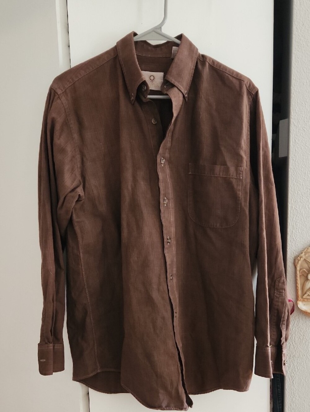 Viyella Cotton-Wool Blend Top - Size M